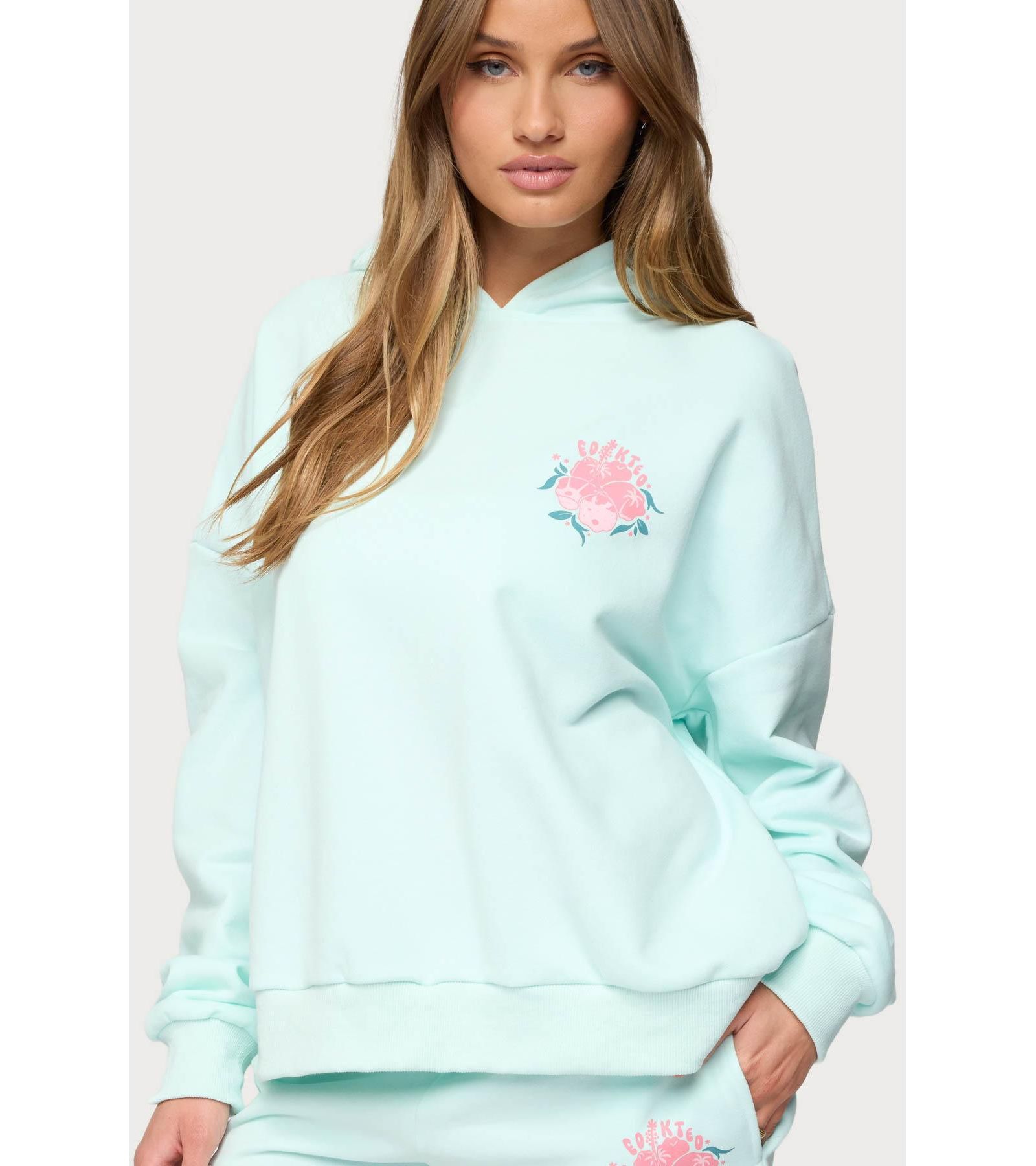 Женское худи Edikted Beach Bloom