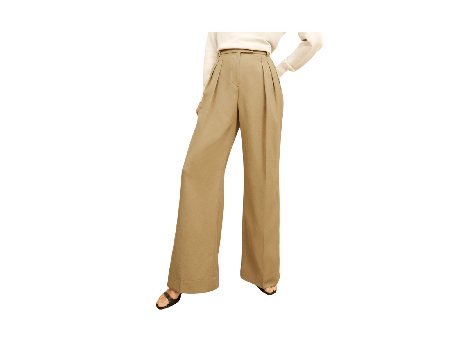 Брюки M.M.LaFleur Bia Pleated Air Twill