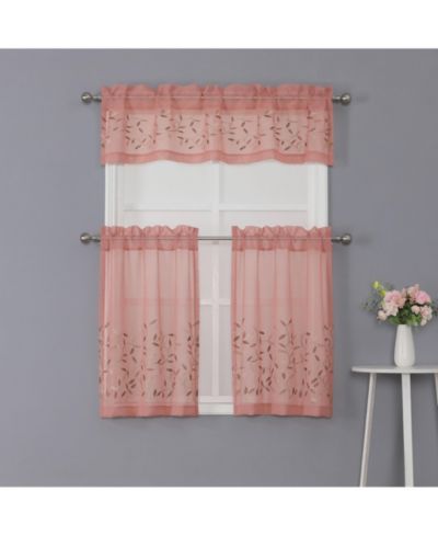 Kate Aurora Shabby Sheer Embroidered Комплект из 3 предметов для кухни и кафе
