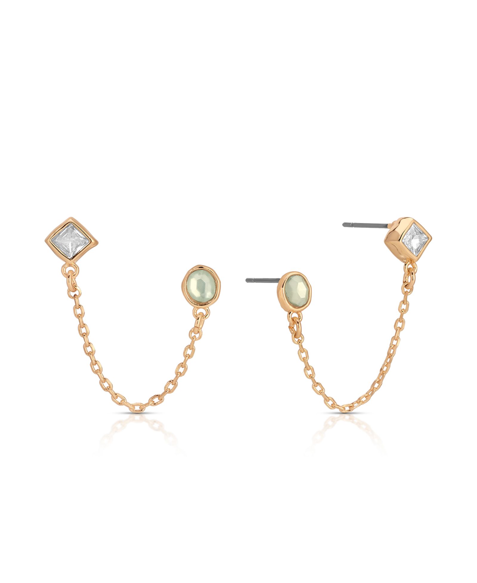 ETTIKA серьги Tidal Double Piercing