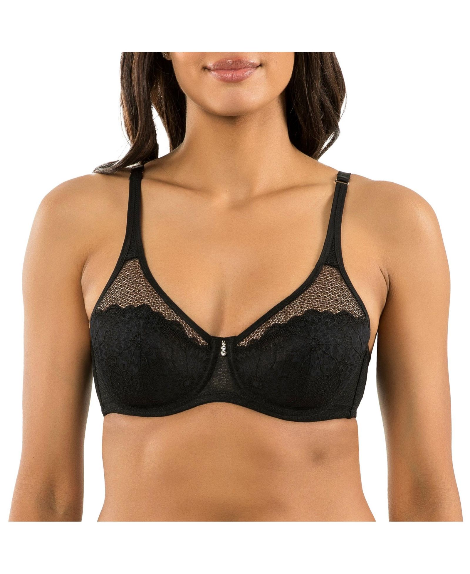 Женский бюстгальтер PARFAIT Luxlacy Unlined Wired, Black, 40H