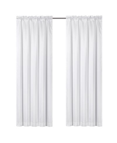 Полупрозрачная штора Kate Aurora Ultra Lux Faux Silk Regency Crinkle 52" W x 84" L