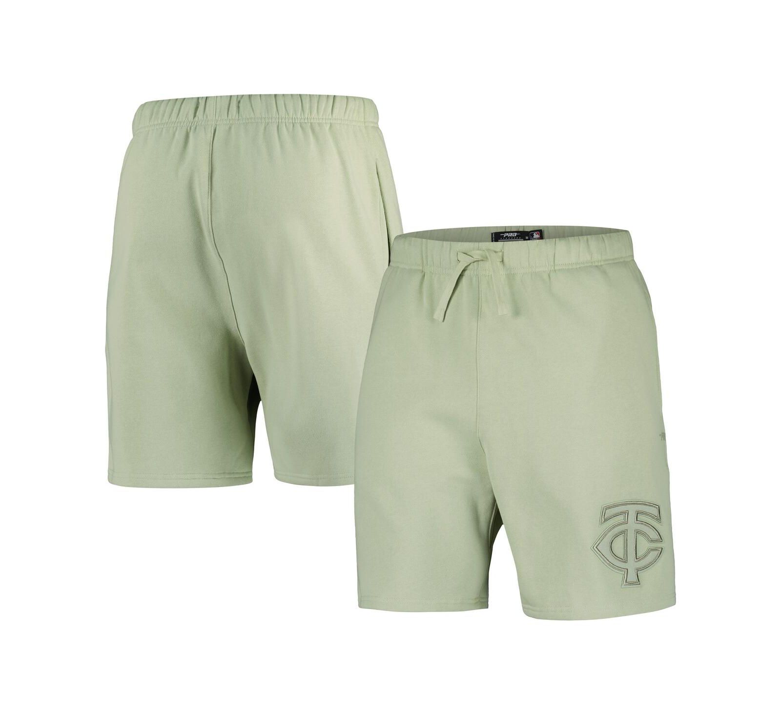 Pro Standard Men's Green Minnesota Twins Neutral Fleece Shorts