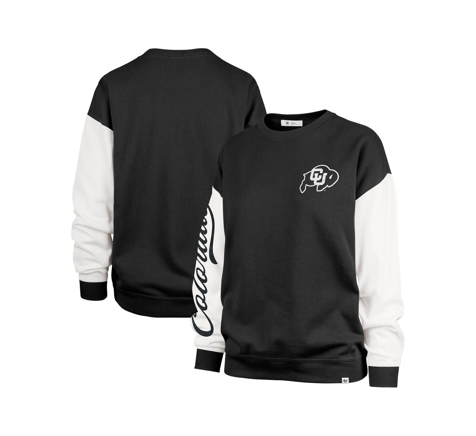Женская толстовка '47 Brand Colorado Buffaloes Double Header Rise Andie, черная