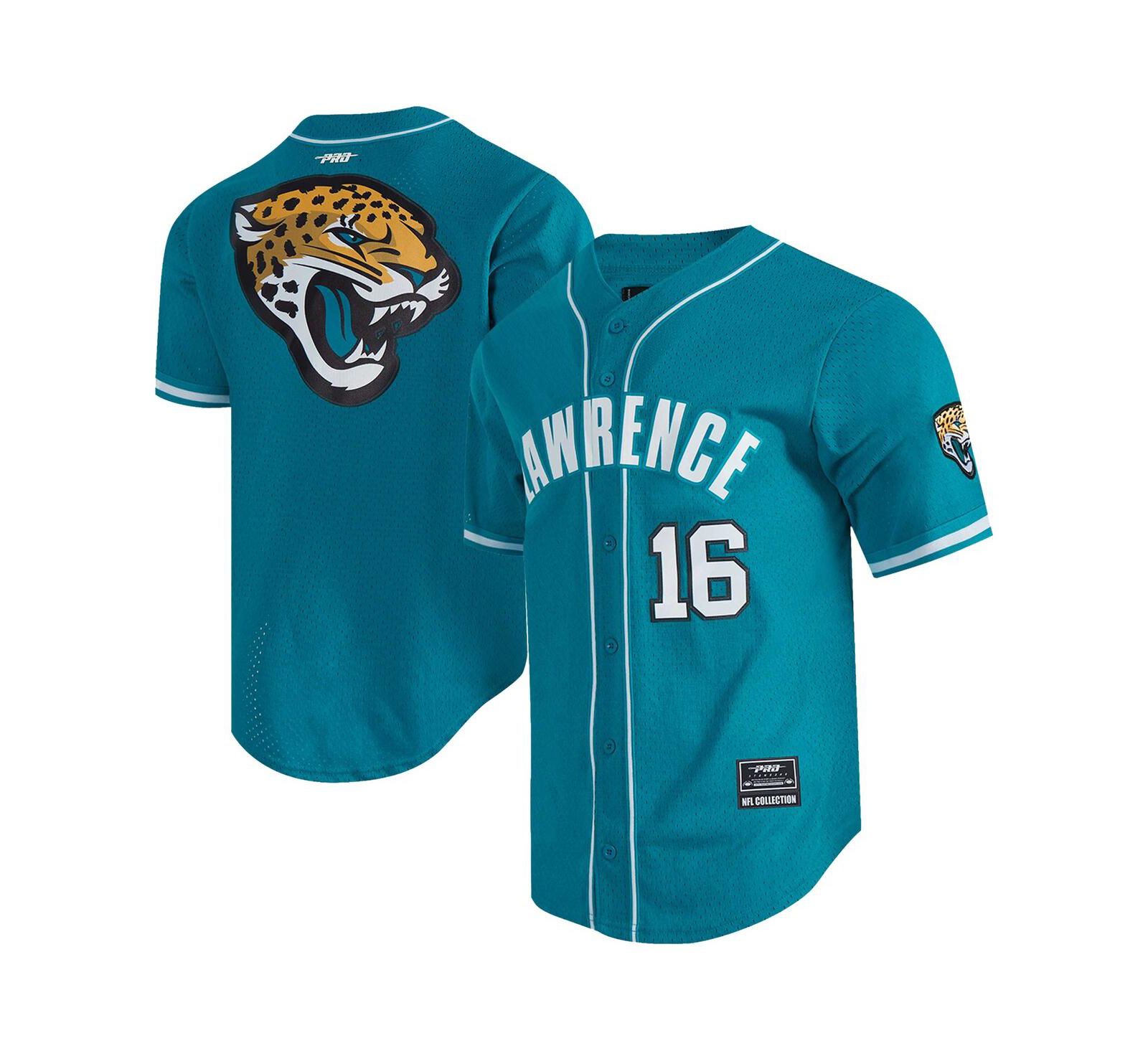 Мужская сетчатая бейсболка Pro Standard Trevor Lawrence Teal Jacksonville Jaguars с пуговицами