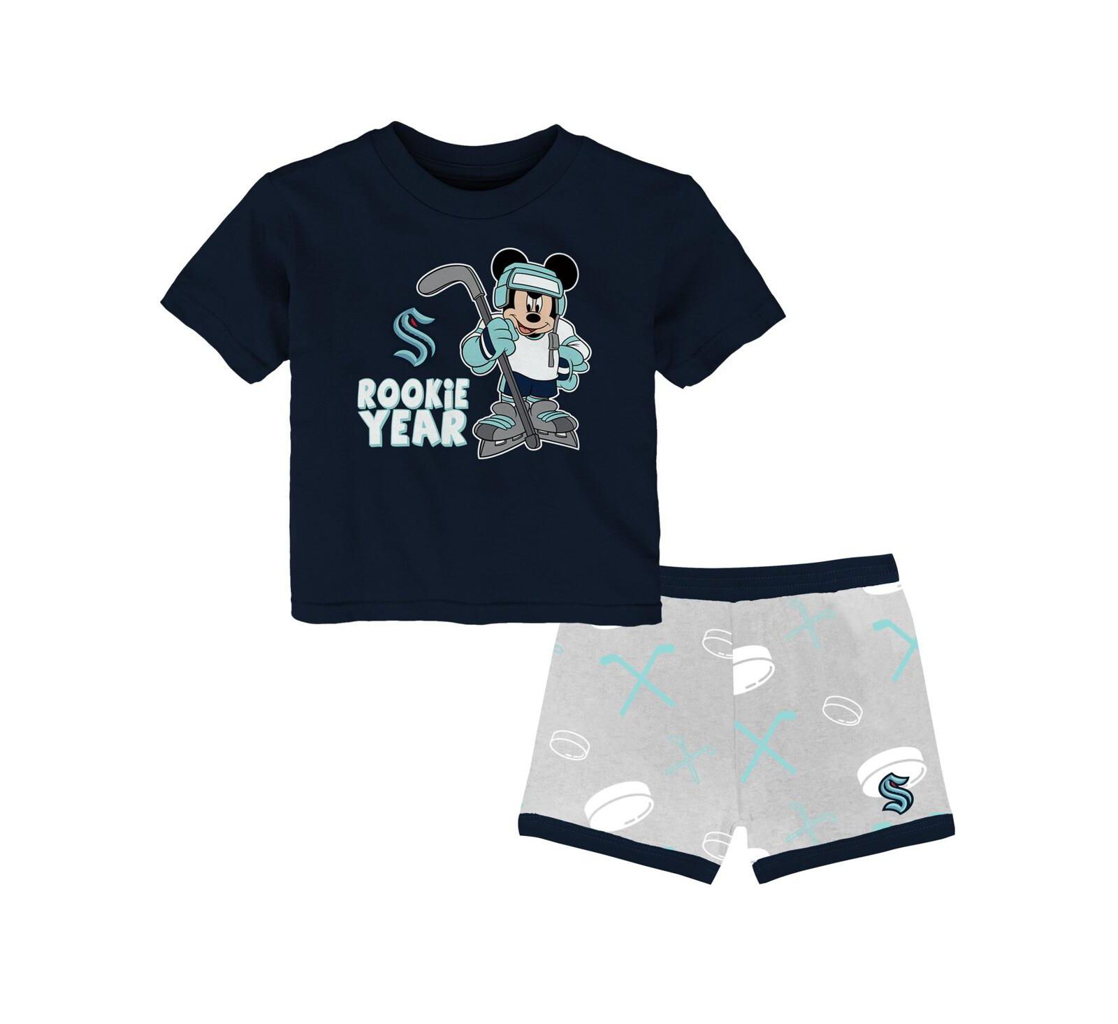 Outerstuff Детский комплект футболка и шорты Seattle Kraken Disney Rookie Year