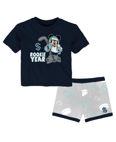Outerstuff Детский комплект футболка и шорты Seattle Kraken Disney Rookie Year
