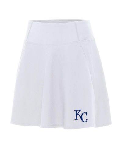 Женская юбка-шорты Antigua White Kansas City Royals Chip Skort