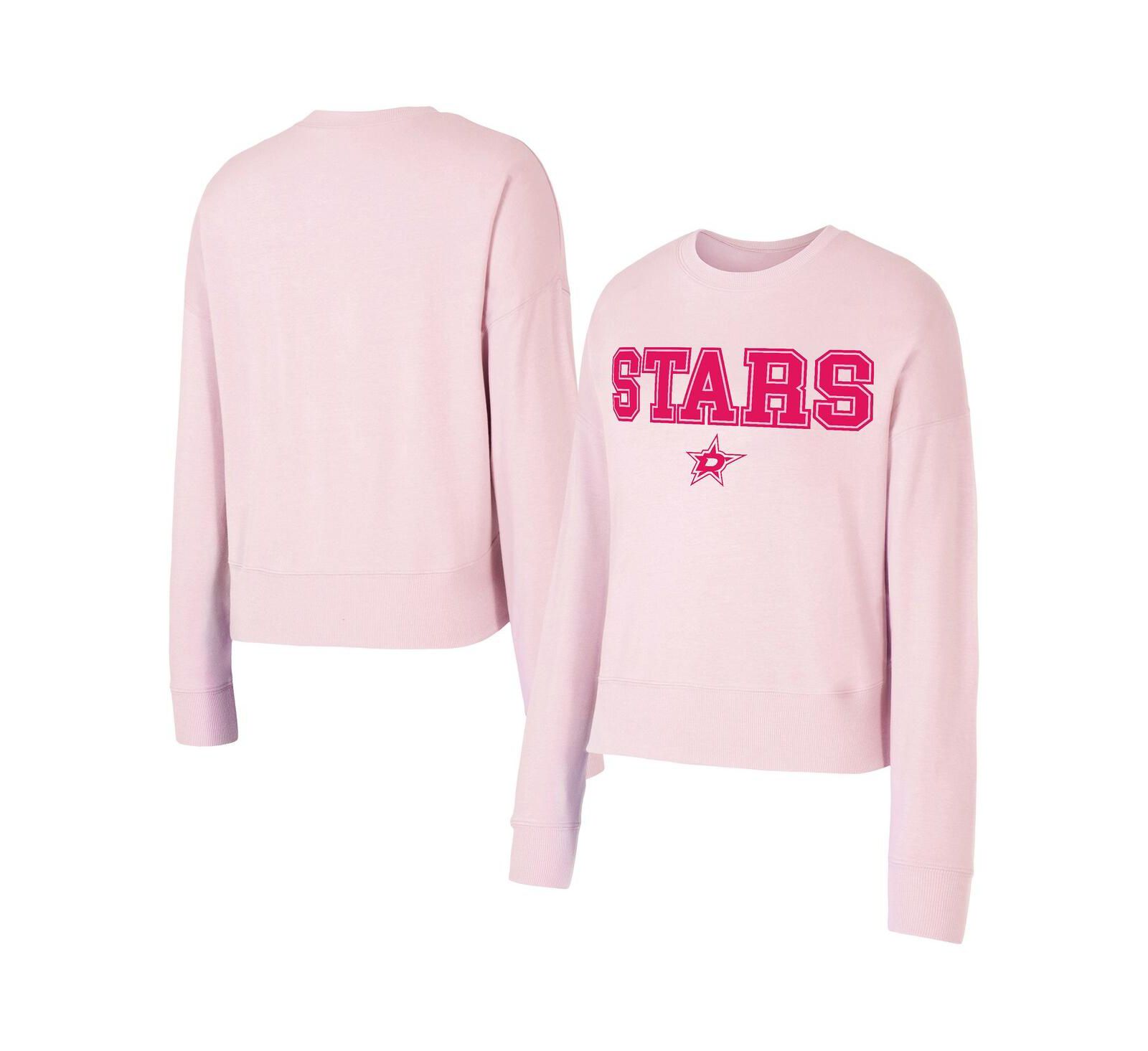 Женский свитшот Concepts Sport Pink Dallas Stars Tonal Pullover