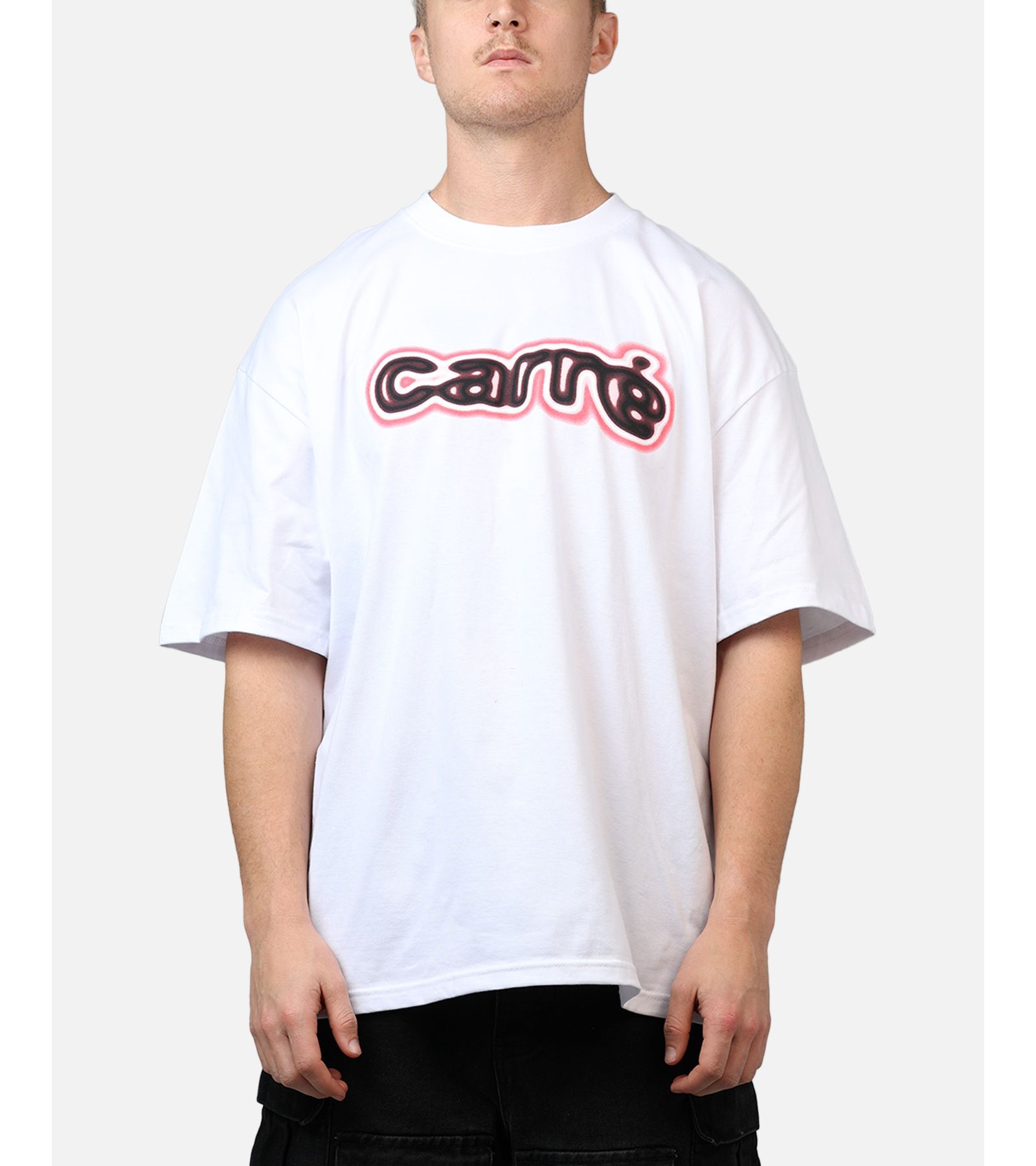 CARRE Men's Blushed T-Shirt - Black S