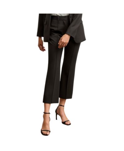 Брюки M.M.LaFleur Tessa Kick Flare из шерстяного твилла