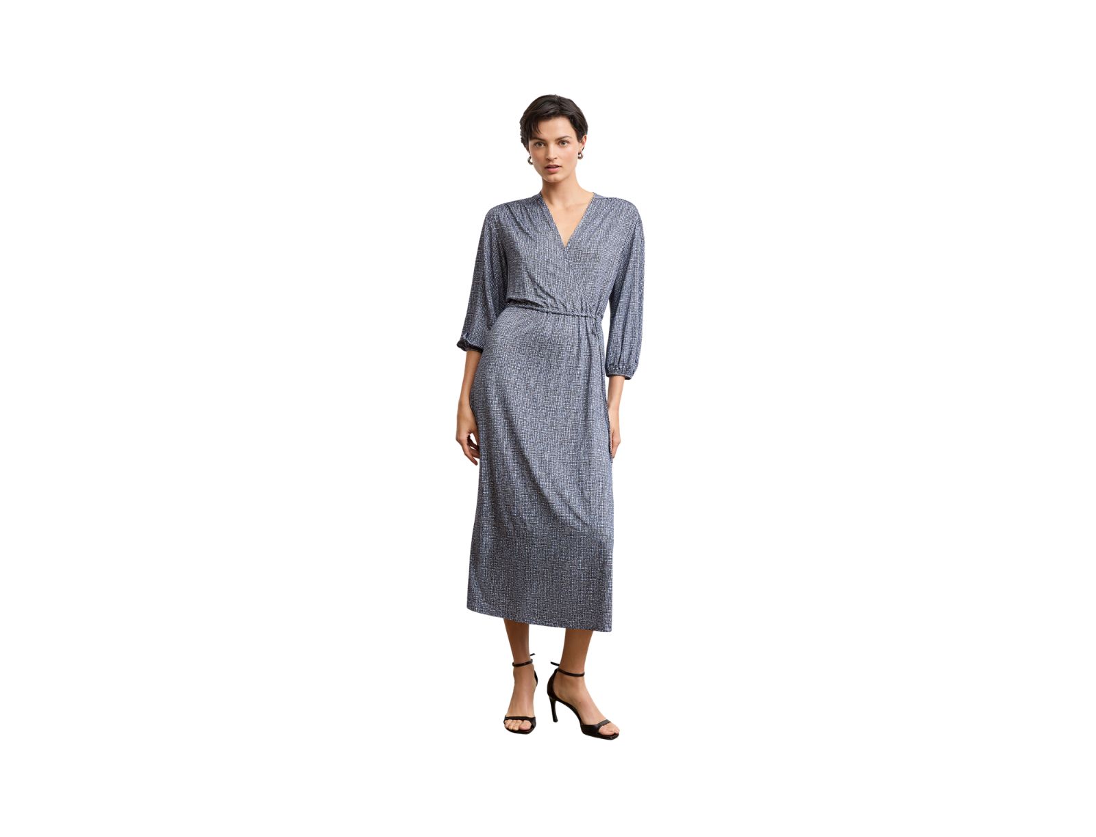 Женское платье M.M.LaFleur Women's Hope Wrap - Printed Jersey