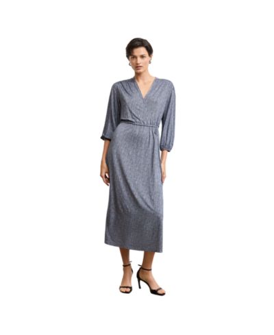 Женское платье M.M.LaFleur Women's Hope Wrap - Printed Jersey