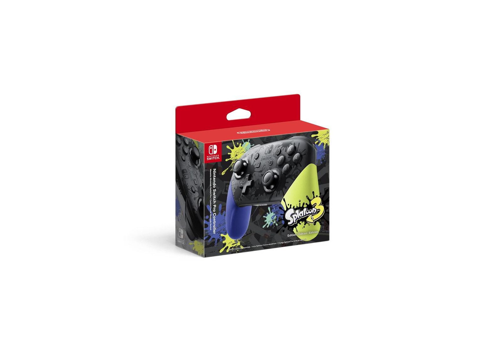 Nintendo Splatoon 3 Edition Wireless Motion Controls Pro Controller for Nintendo Switch