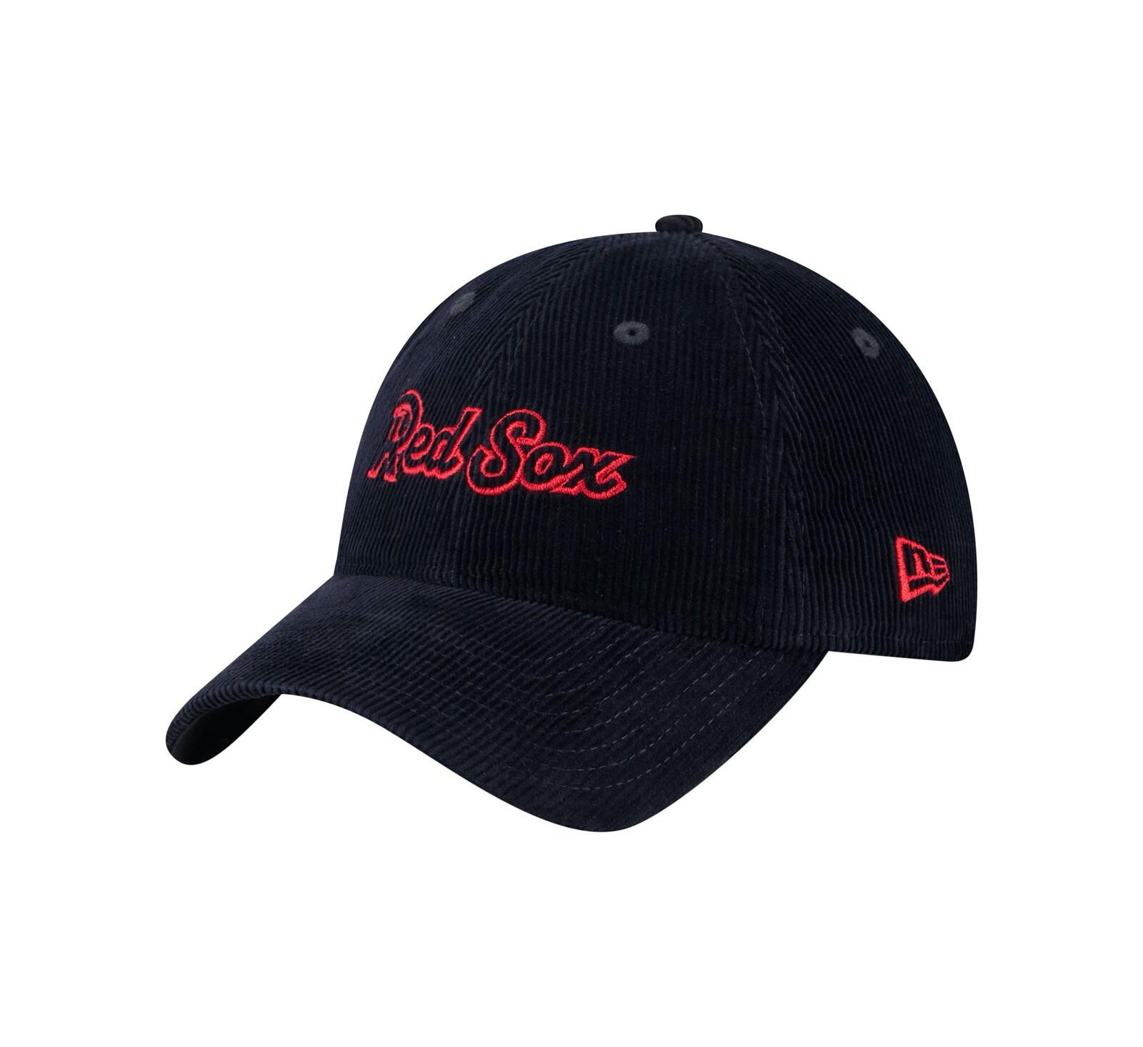 New Era Женский Navy Boston Red Sox Corduroy 9TWENTY Adjustable Hat