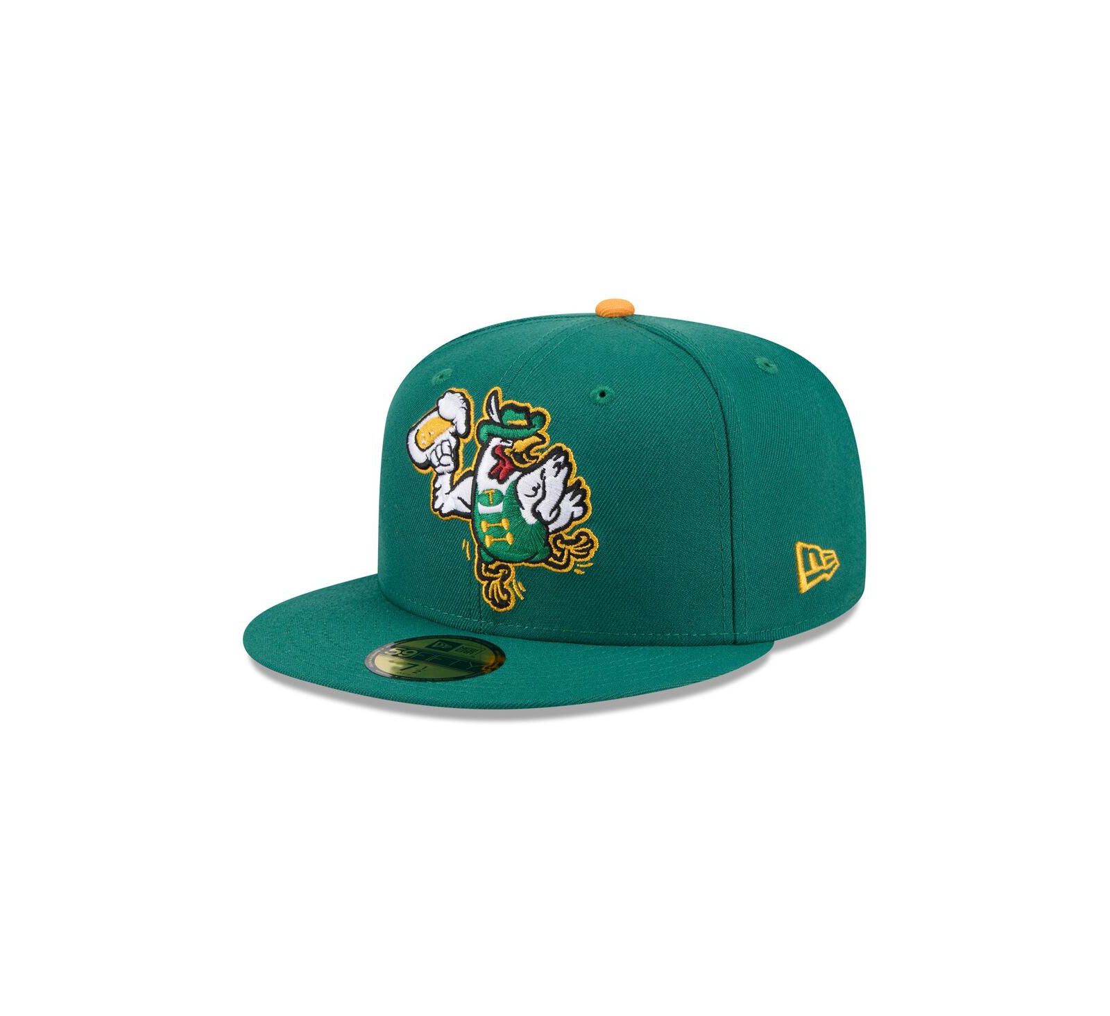 New Era Men's Green Tulsa Drillers Theme Nights 59FIFTY Fitted Hat