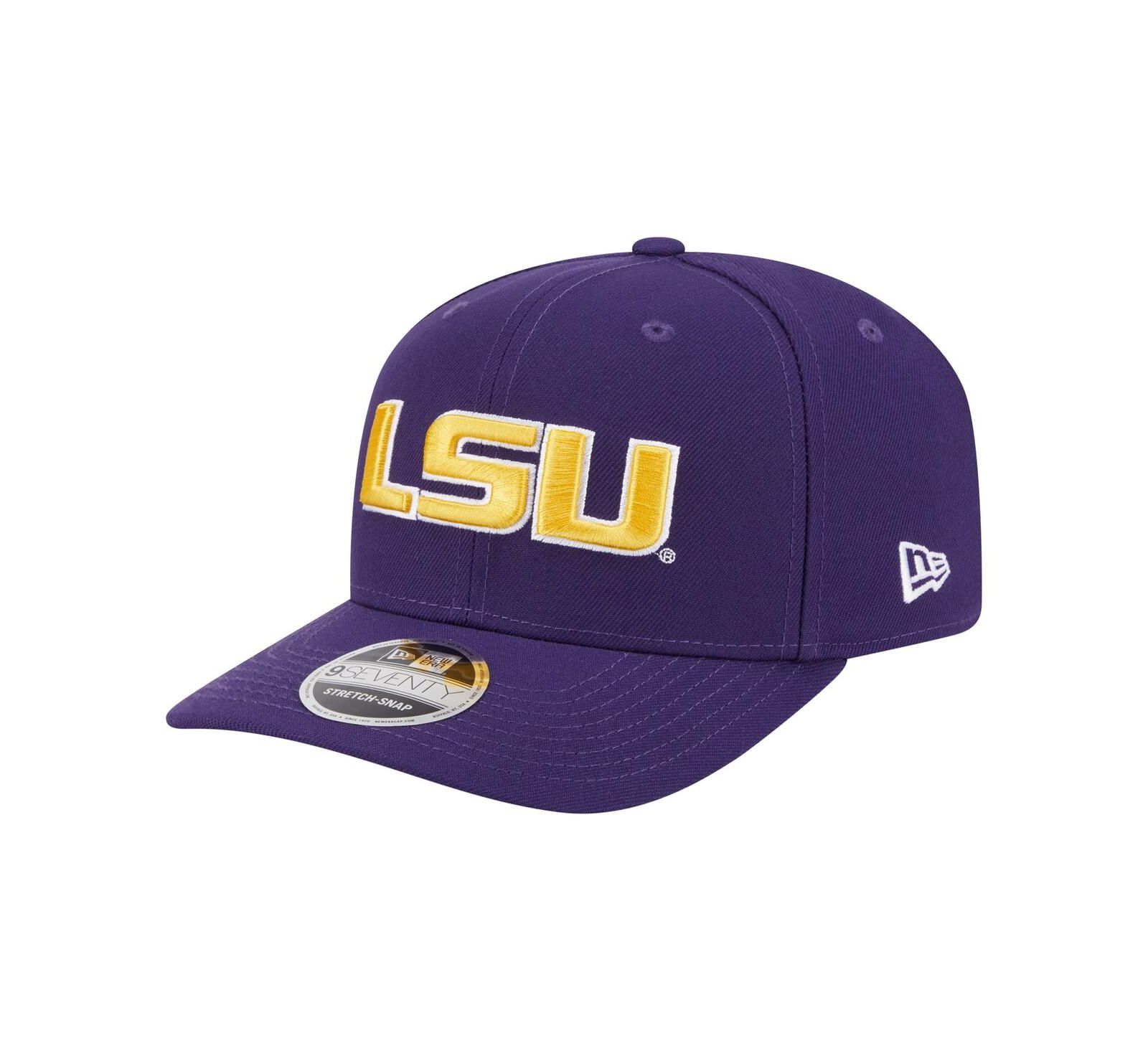 New Era Мужской Purple LSU Tigers Team Collective 9SEVENTY Stretch-snap Adjustable Hat