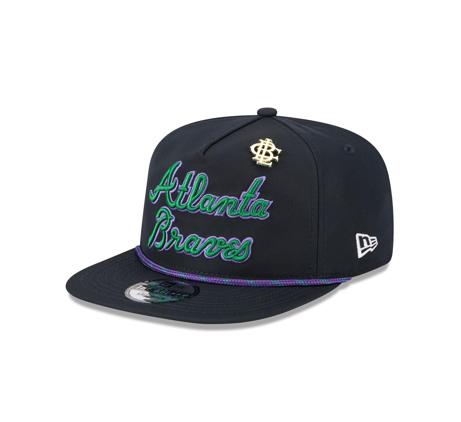 New Era Мужская кепка-снэпбэк Atlanta Braves 2025 Big League Chew Navy