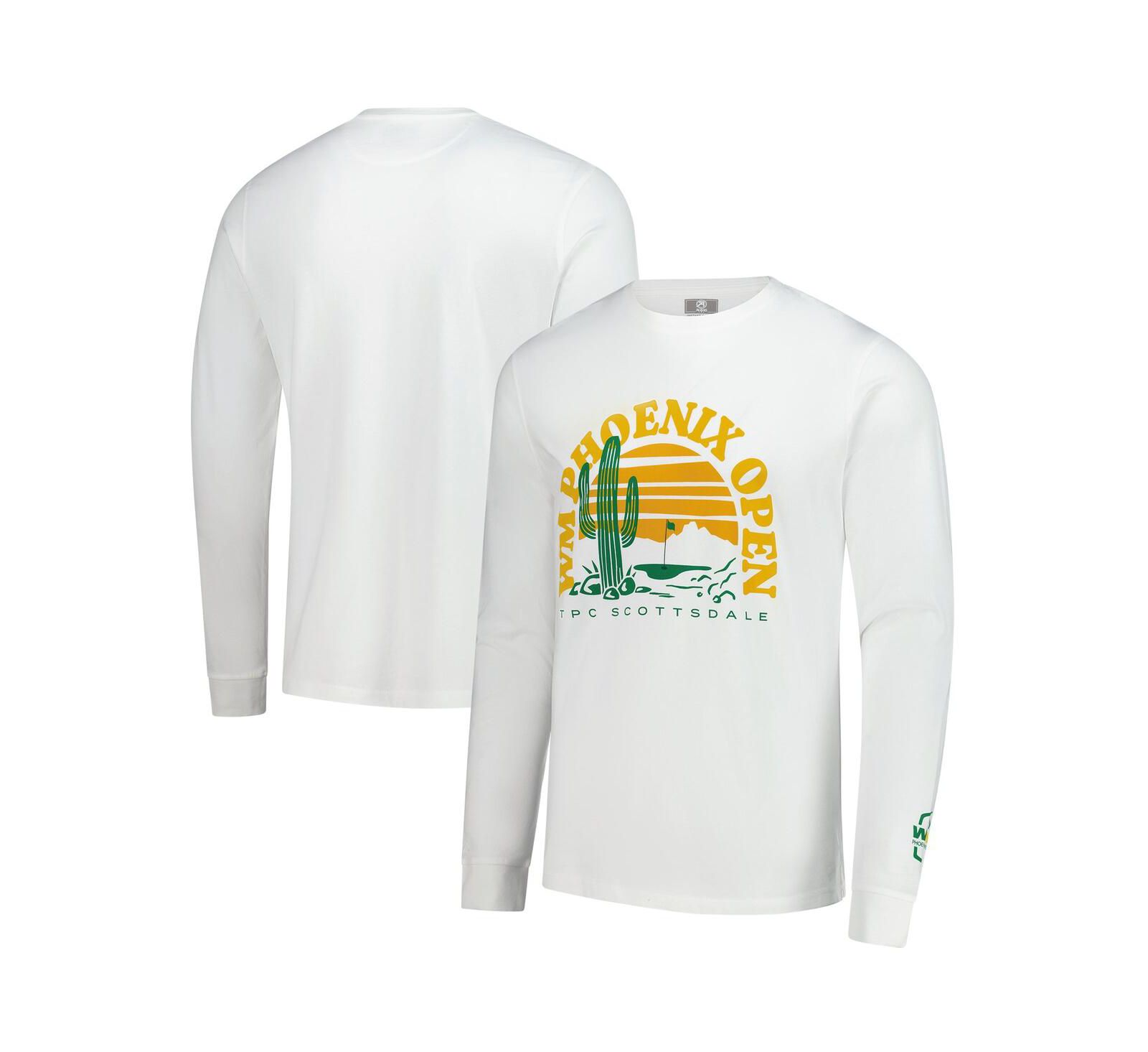 Мужская белая футболка Ahead 2025 WM Phoenix Open Silverton Long Sleeve