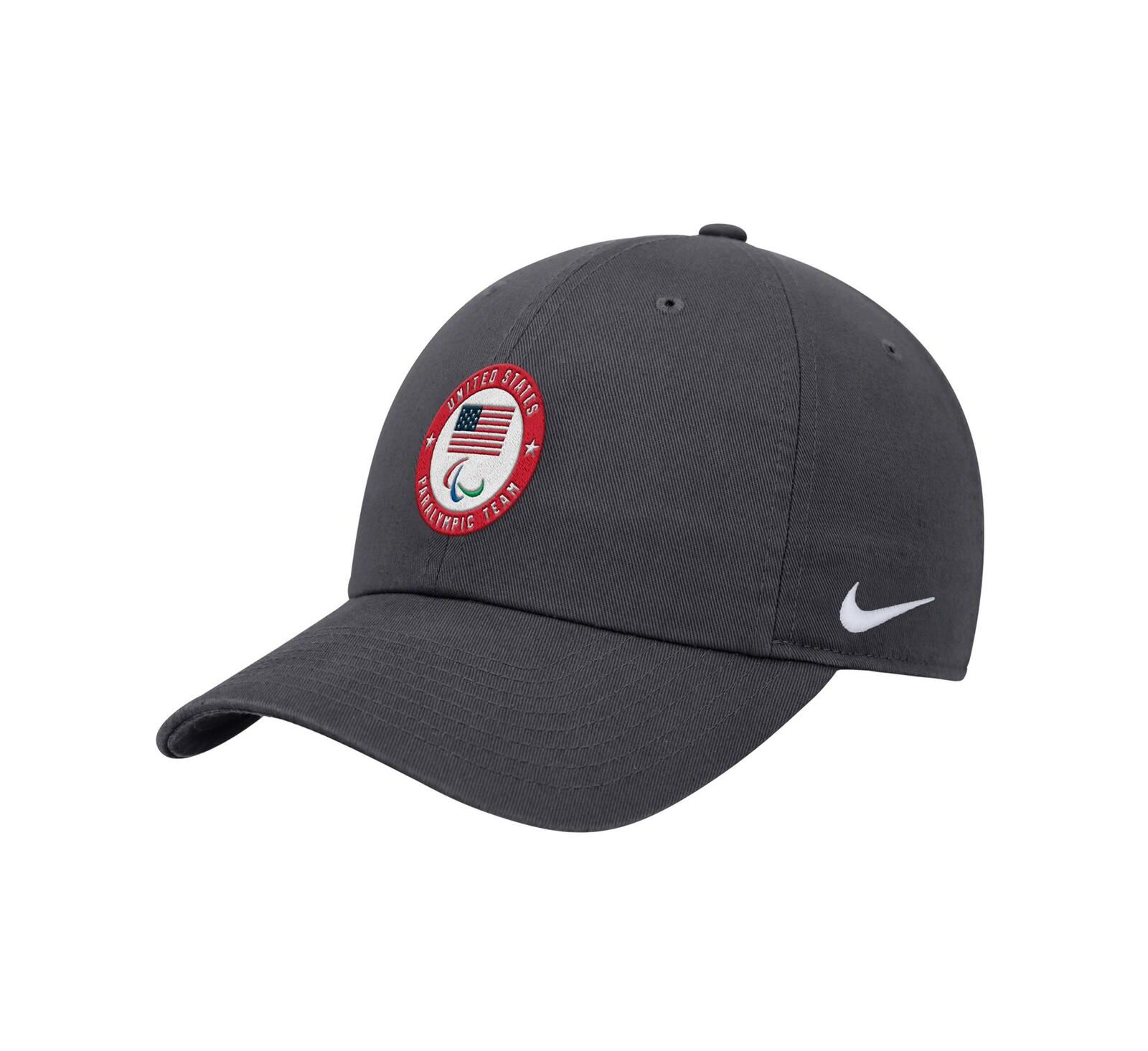 Nike Мужская кепка adjustable U.S. Paralympics Crest Logo Club Anthracite