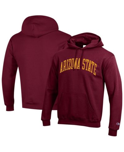 Мужское худи Champion Maroon Arizona State Sun Devils Basic Arch Fleece Pullover