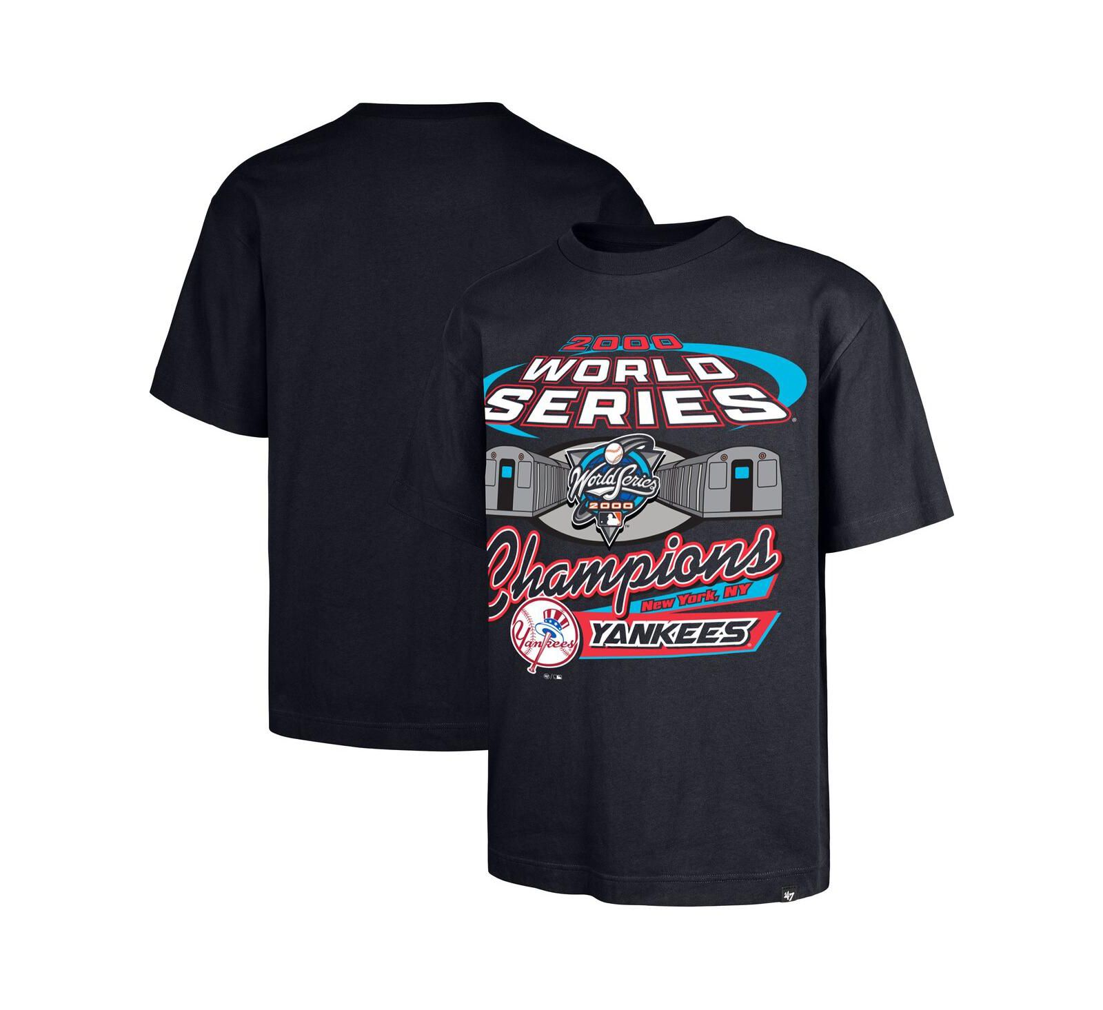 '47 Brand Men's Navy New York Yankees 2000 World Series s Showcase Foundation T-Shirt