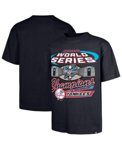 '47 Brand Футболка New York Yankees 2000 World Series Showcase Foundation для мужчин, темно-синяя