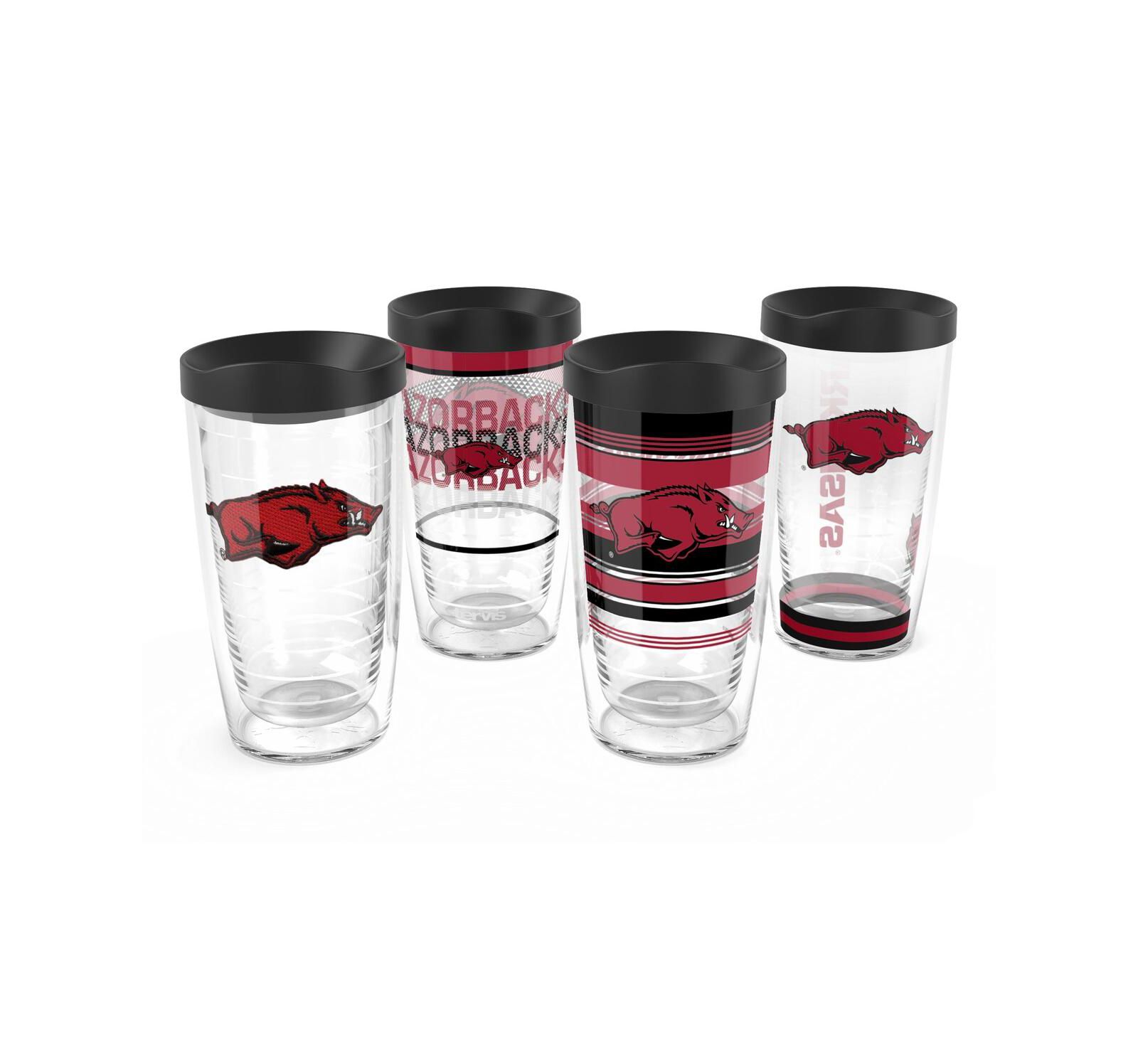 Tervis Arkansas Razorbacks Four-Pack 16oz. Classic Tumbler Set