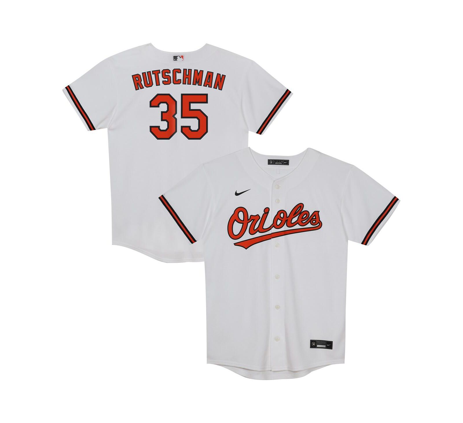 Nike джерси Adley Rutschman Baltimore Orioles Home Replica для детей, белая