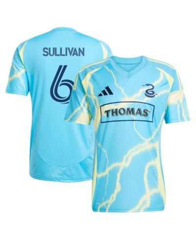 Мужская джерси Adidas Cavan Sullivan Blue Philadelphia Union 2025 The Voltage Kit Replica