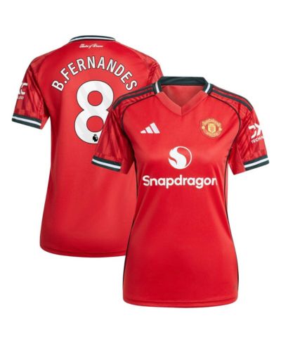 adidas Женская джерси-реплика Bruno Fernandes Red Manchester United Home 2025/26