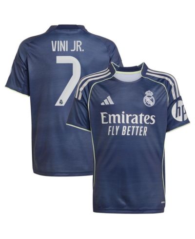 Детская реплика джерси Adidas Vini Jr. Blue Real Madrid 2025/26 Away