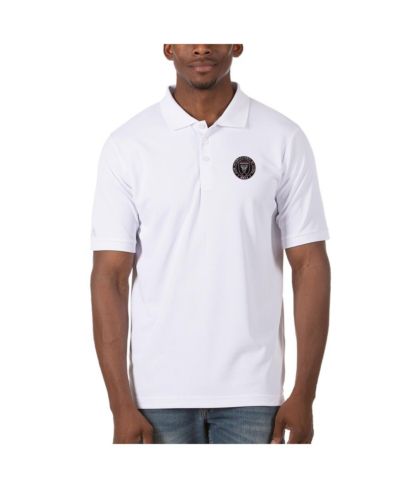 Antigua Men's White Inter Miami CF Legacy Pique Polo Shirt