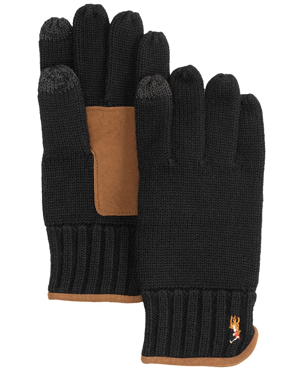 Polo Ralph Lauren Men's Suede-Trim Touch Gloves