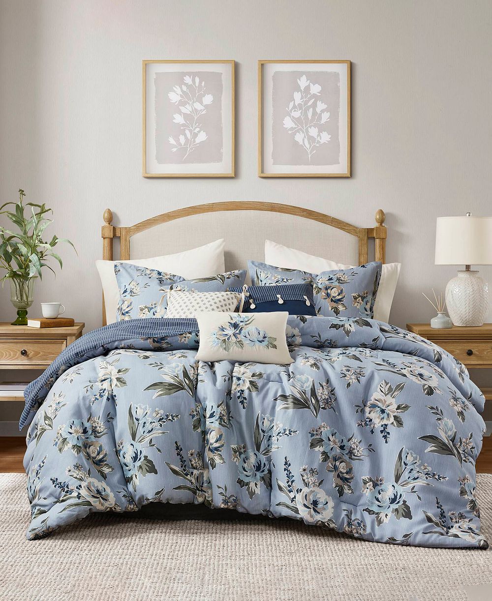 Madison Park Salara Vintage Floral 7-Pc. Comforter Set, California King