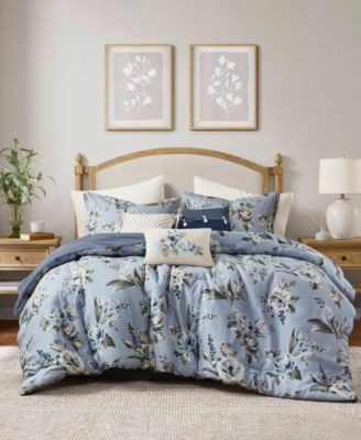 Madison Park Salara Vintage Floral 7-Pc. Comforter Set, California King