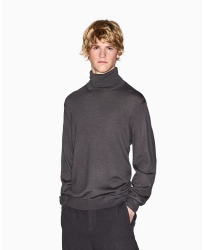 A|X Armani Exchange Мужской шерстяной джемпер с высоким воротником Cozy Lab
