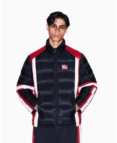 A|X Armani Exchange Мужской Color Block Down Jacket
