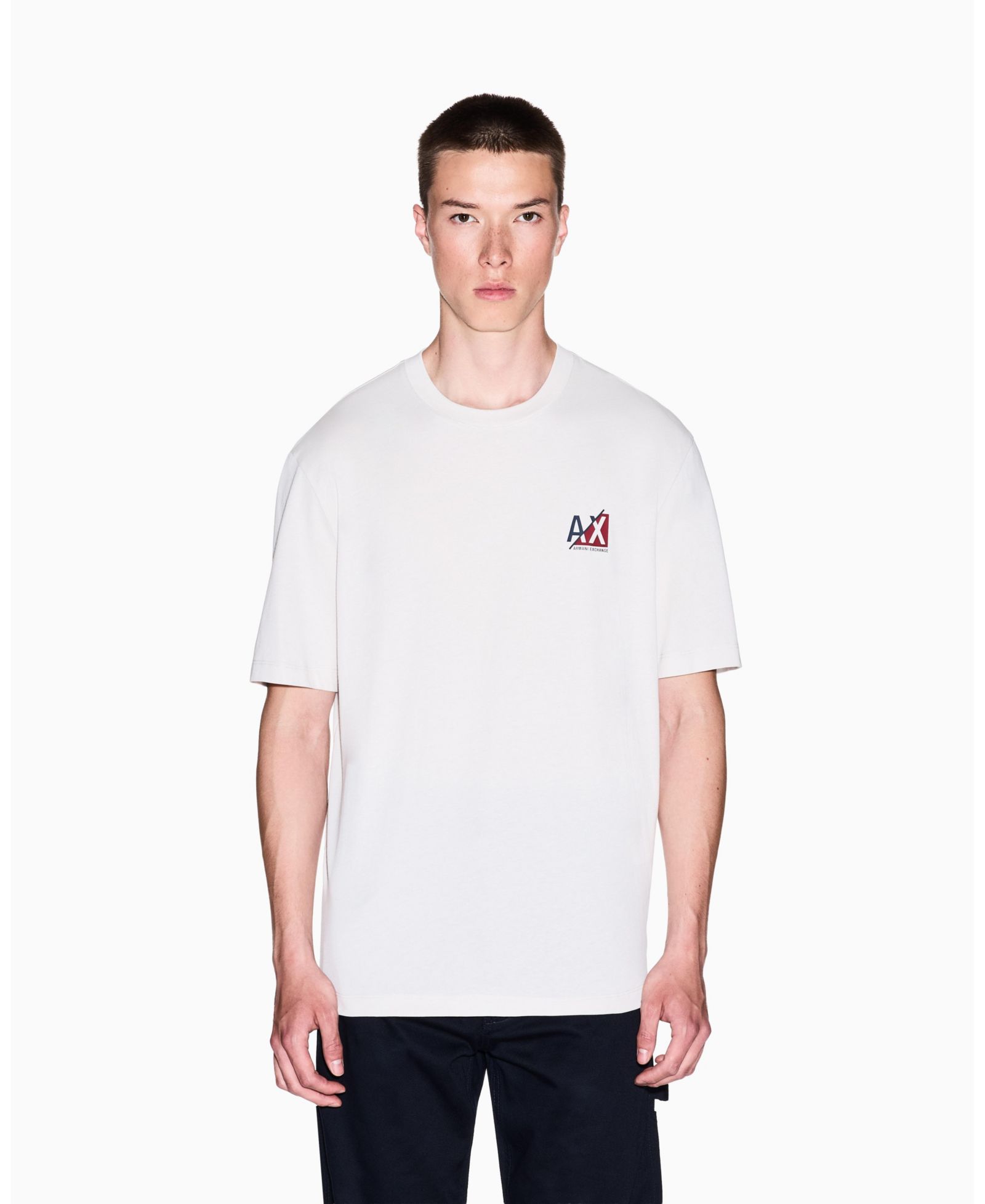 A|X Armani Exchange Men's AX Badge T-Shirt