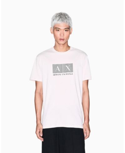 A|X Armani Exchange Men's Textured Grid Box T-Shirt