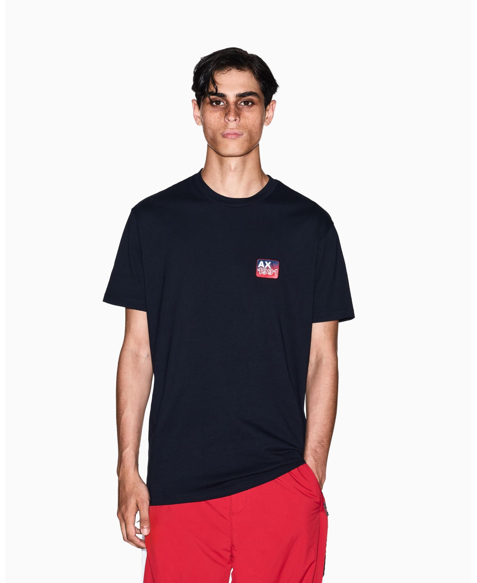 A|X Armani Exchange Men's Chest Badge Graphic T-Shirt