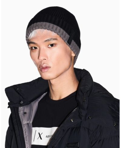 A|X Armani Exchange Мужская шапка Beanie Cozy Lab Color Block