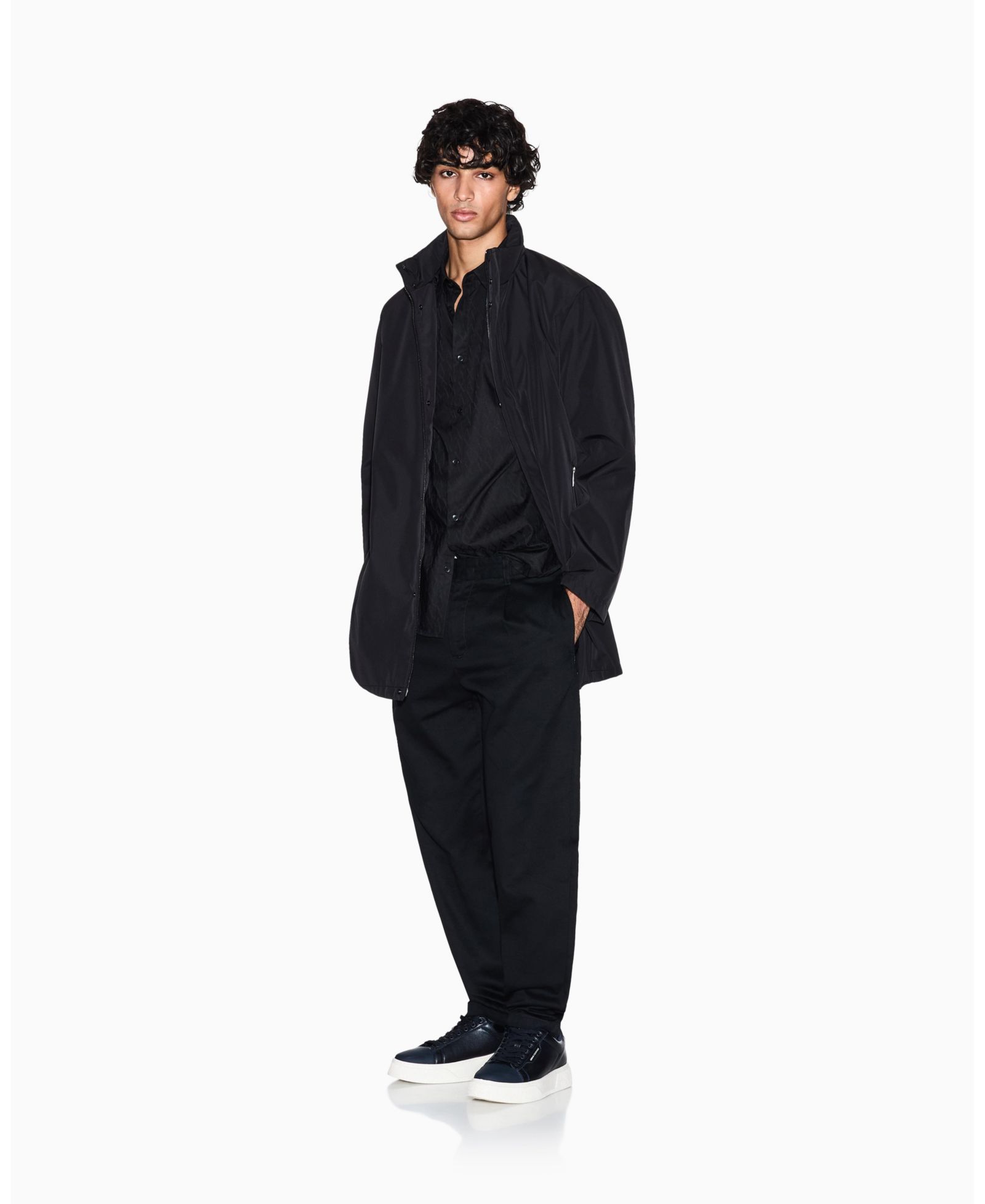 Спортивная куртка A|X Armani Exchange Men's Long Poly Bonded Sport Jacket