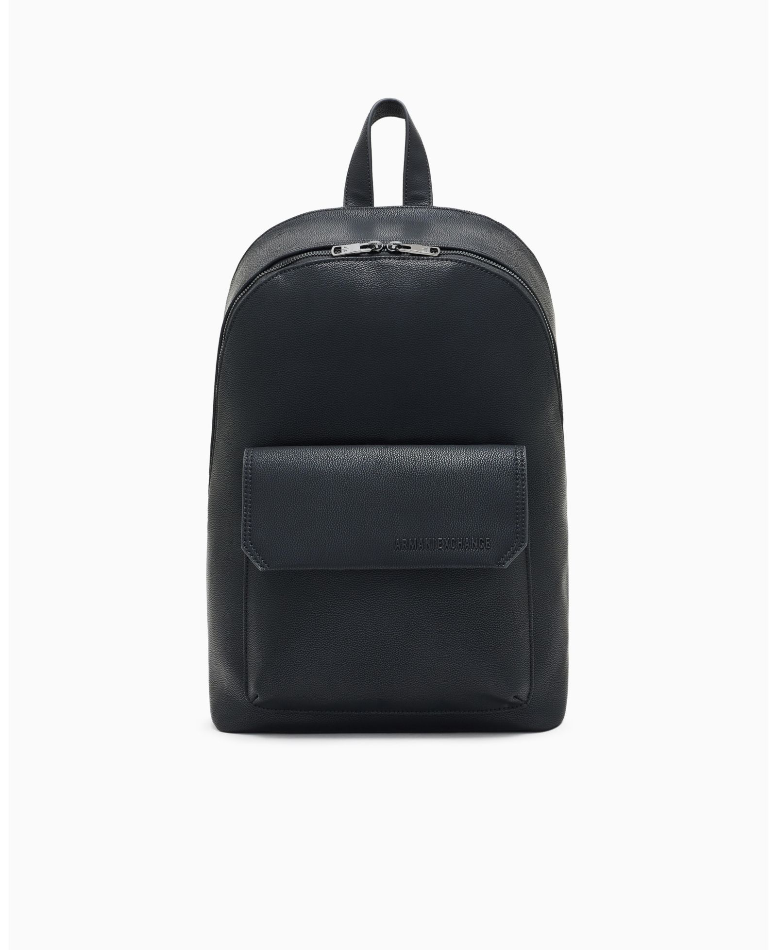 A|X Armani Exchange Men's Faux-Leather with Lettering Backpack