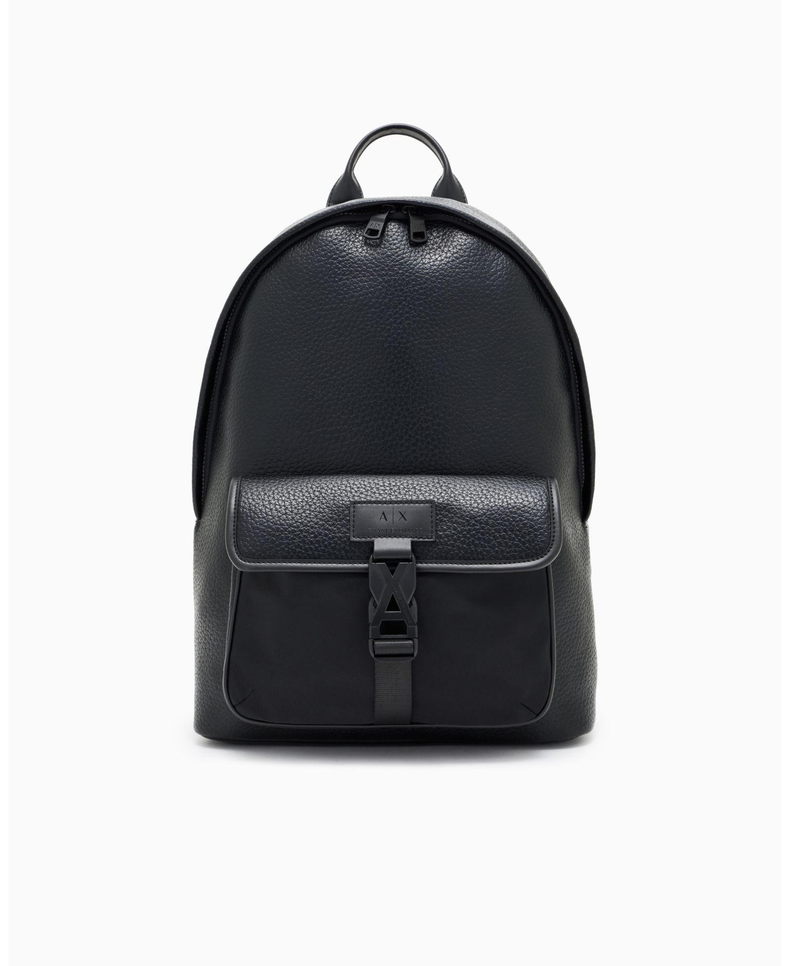 Мужской рюкзак A|X Armani Exchange Pebbled Faux-Leather Buckle