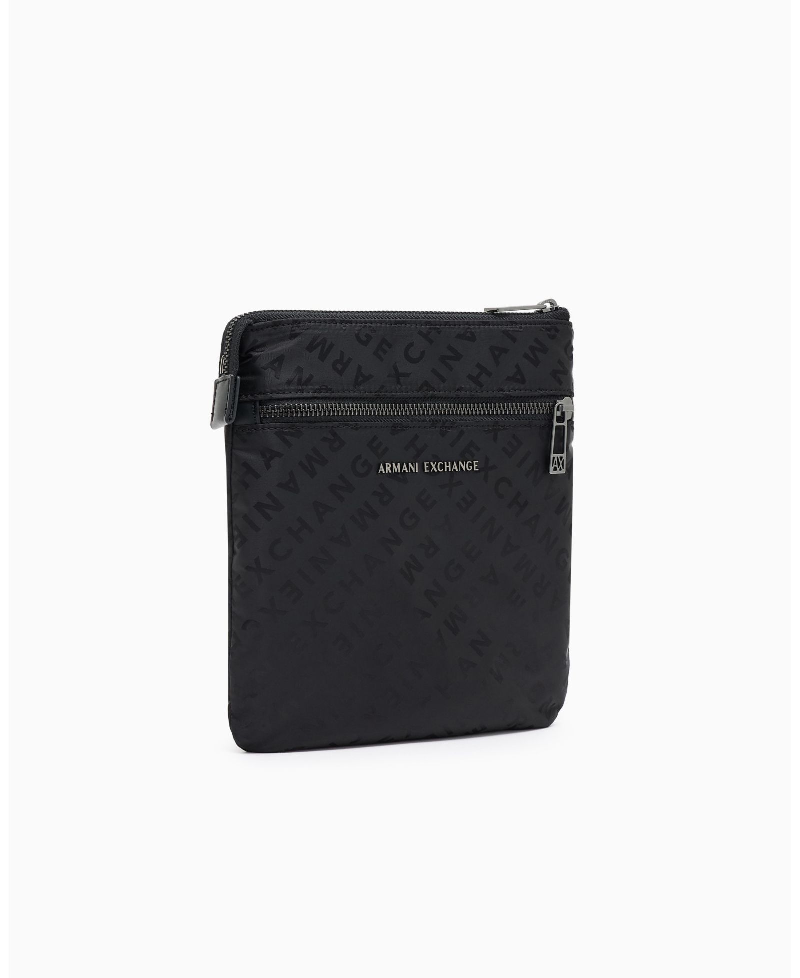 A|X Armani Exchange Мужская сумка через плечо из атласного жаккарда с логотипом