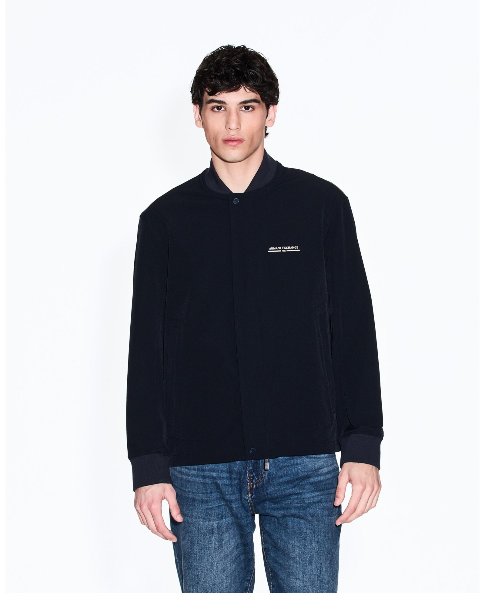 Мужская бомбер-куртка A|X Armani Exchange Nylon Graphic