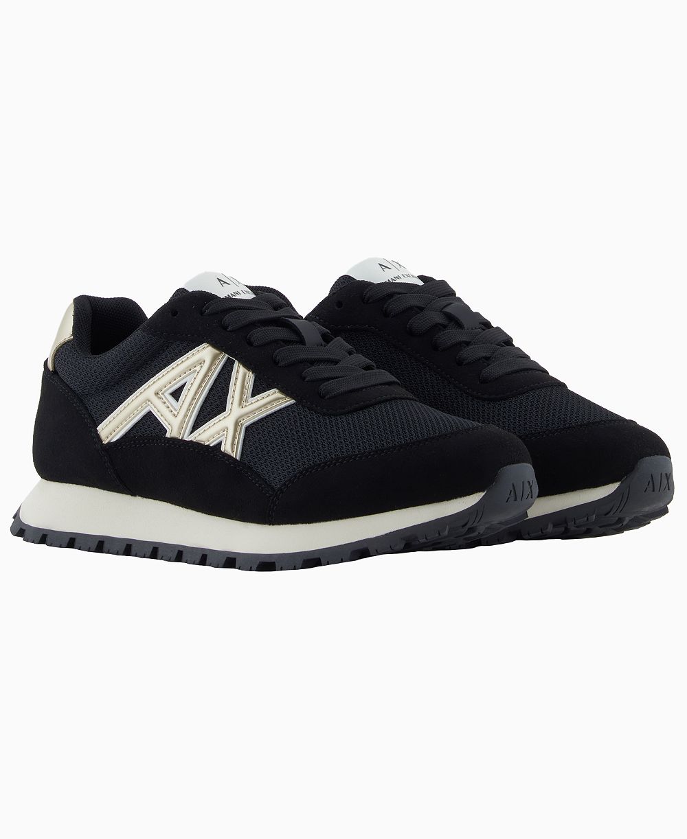A|X Armani Exchange Men's Drop Mesh Sneakers