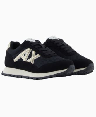 Мужские кроссовки A|X Armani Exchange с низким верхом, круглым носком и сетчатой поверхностью