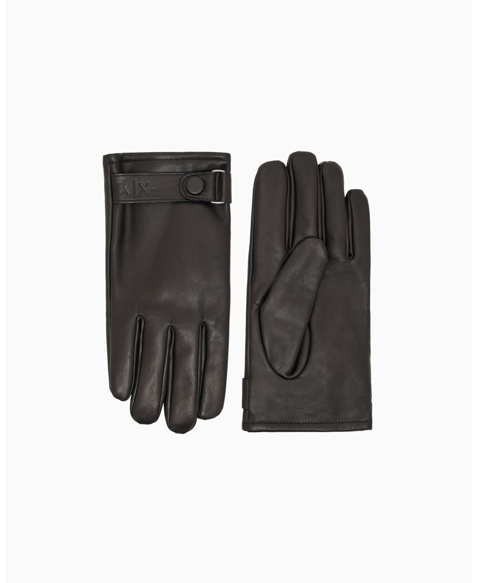 A|X Armani Exchange Men's Lamb Leather Gloves
